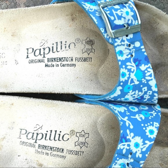 Birkenstock Papillio blue sandals one strap - Picture 9 of 10